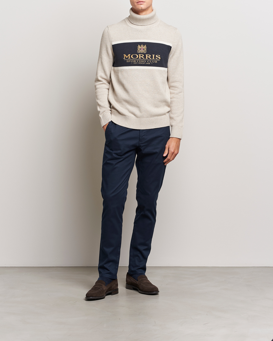 Herren | Pullover | Morris | Trevor Logo Rollneck Khaki