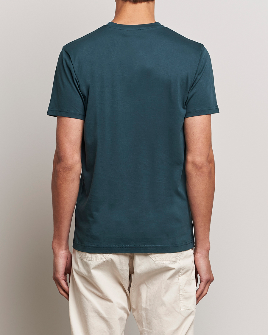 Herren | T-Shirts | Sunspel | Riviera Midweight Tee Peacock