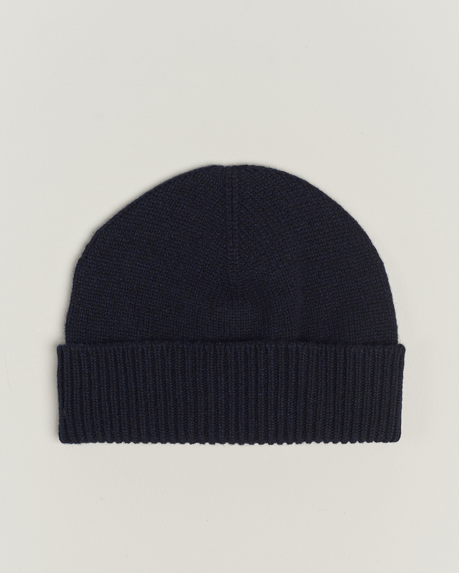 Herren | Sunspel Lambswool Hat Dark Navy | Sunspel | Lambswool Hat Dark Navy