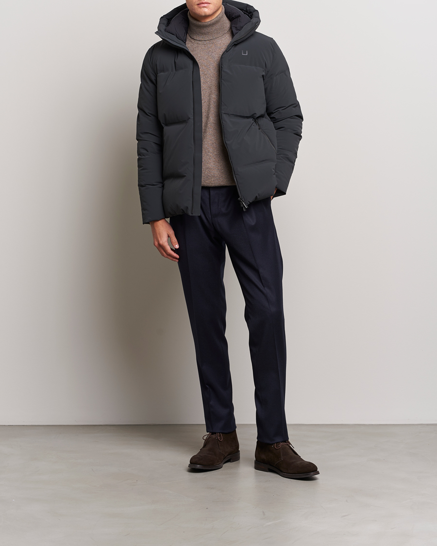 Herren | Jacken | UBR | Typhoon Padded Hood Jacket Night Olive