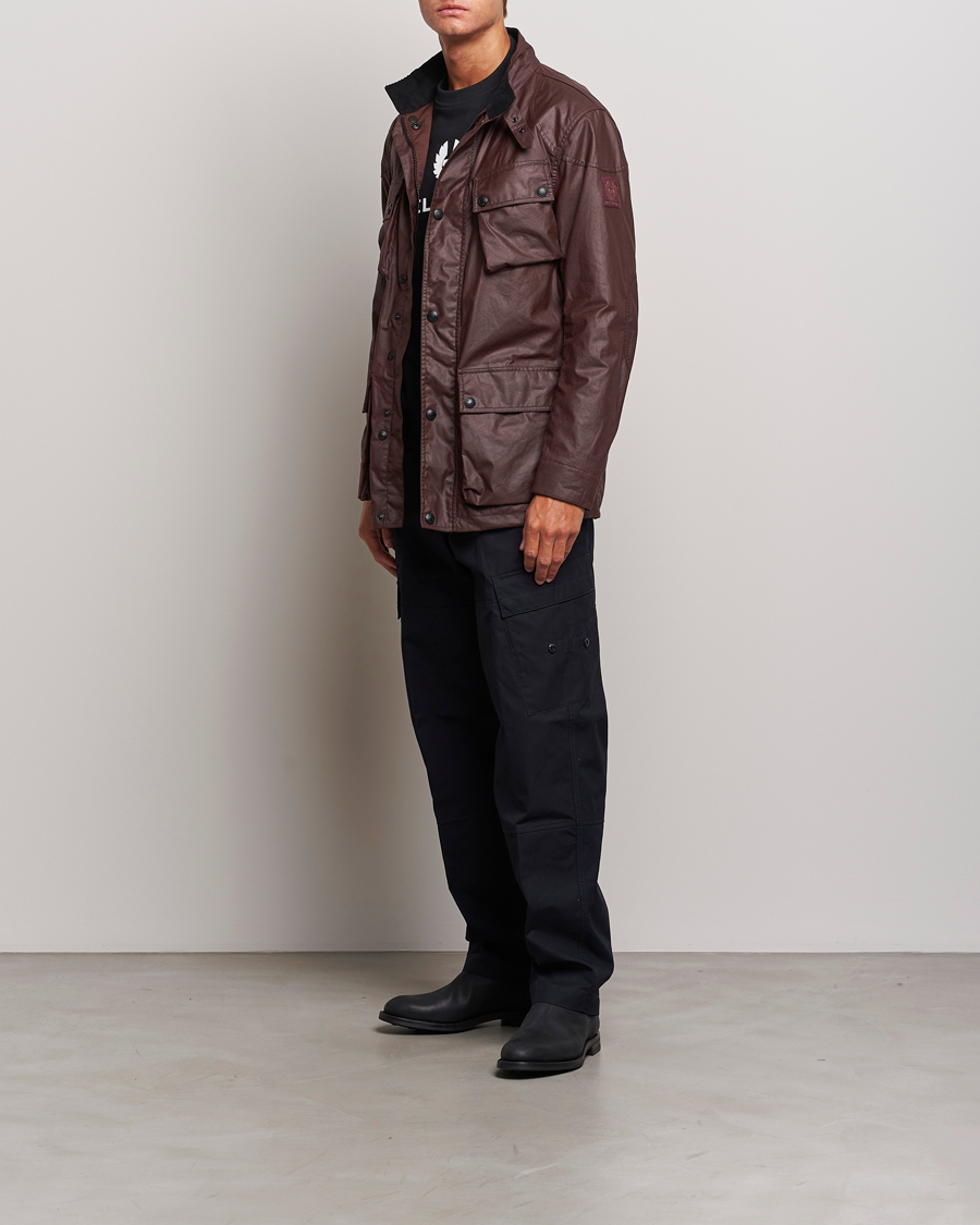 Herren | Jacken | Belstaff | Trialmaster Waxed Mc Jacket Redwood