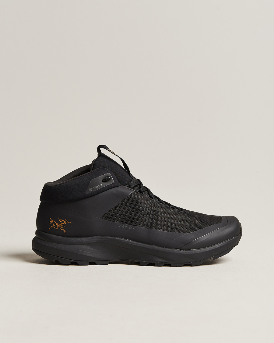 Herren | Arc'teryx Aerios FL Mid GoreTex Boots Black | Arc'teryx | Aerios FL Mid GoreTex Boots Black