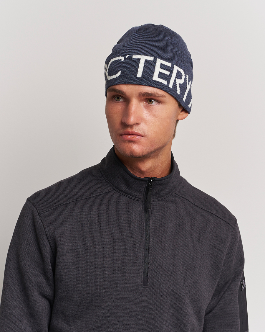 Herren | Arc'teryx Word Head Toque Hat Black Sapphire | Arc'teryx | Word Head Toque Hat Black Sapphire