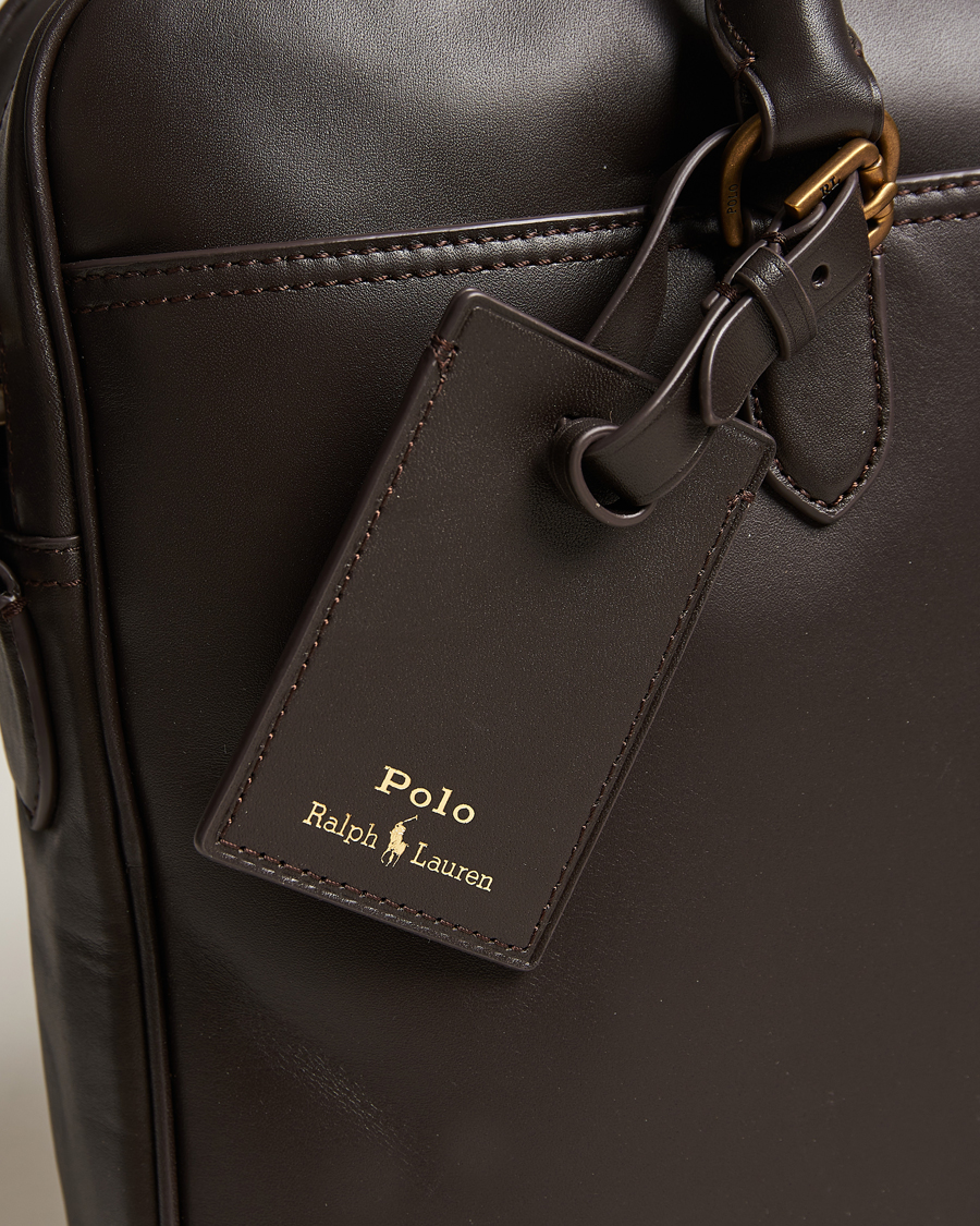 Herren | Polo Ralph Lauren Leather Briefcase Dark Brown | Polo Ralph Lauren | Leather Briefcase Dark Brown
