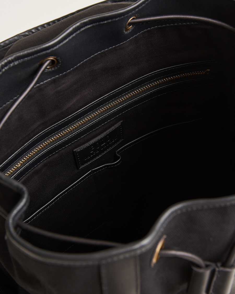 Herren | Polo Ralph Lauren Canvas Backpack Black | Polo Ralph Lauren | Canvas Backpack Black