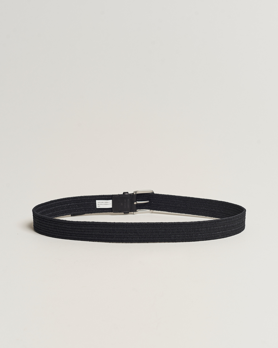 Herren | Accessoires | Polo Ralph Lauren | Braided Cotton Elastic Belt Polo Black
