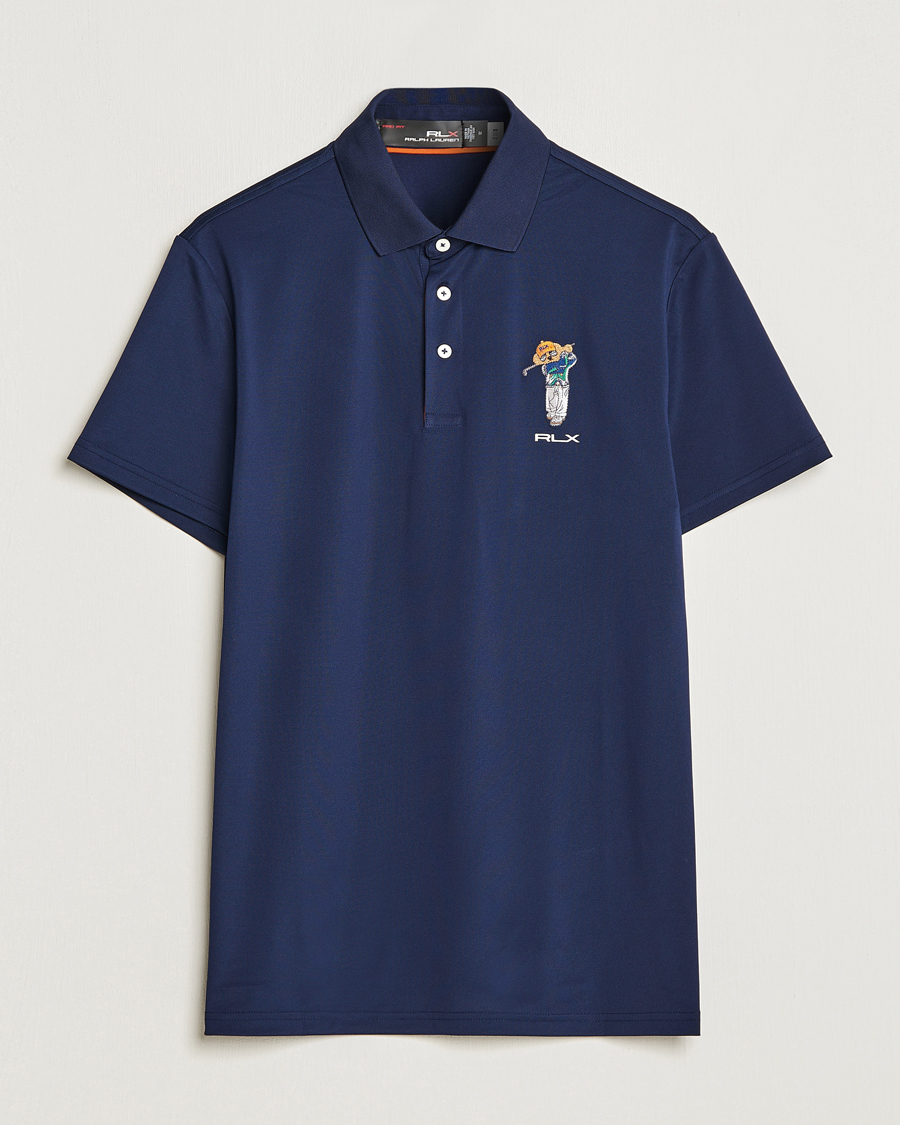Herren | Poloshirts | RLX Ralph Lauren | Airtech Bear Polo French Navy