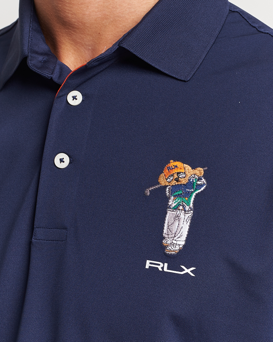 Herren | Poloshirts | RLX Ralph Lauren | Airtech Bear Polo French Navy