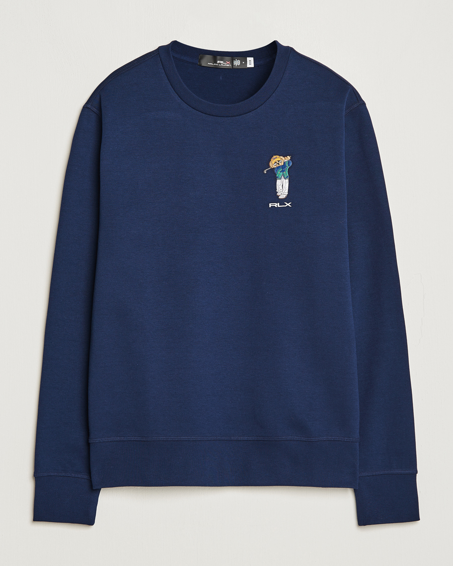 Herren | Pullover | RLX Ralph Lauren | Bear Double Knit Pullover French Navy