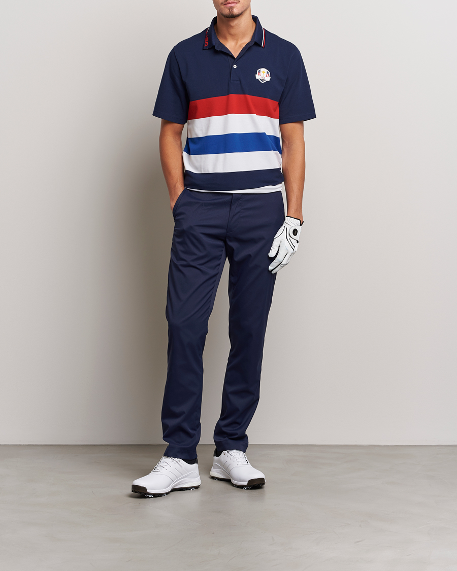 Herren | Poloshirts | RLX Ralph Lauren | Ryder Cup Stripe Pique French Navy/Multi