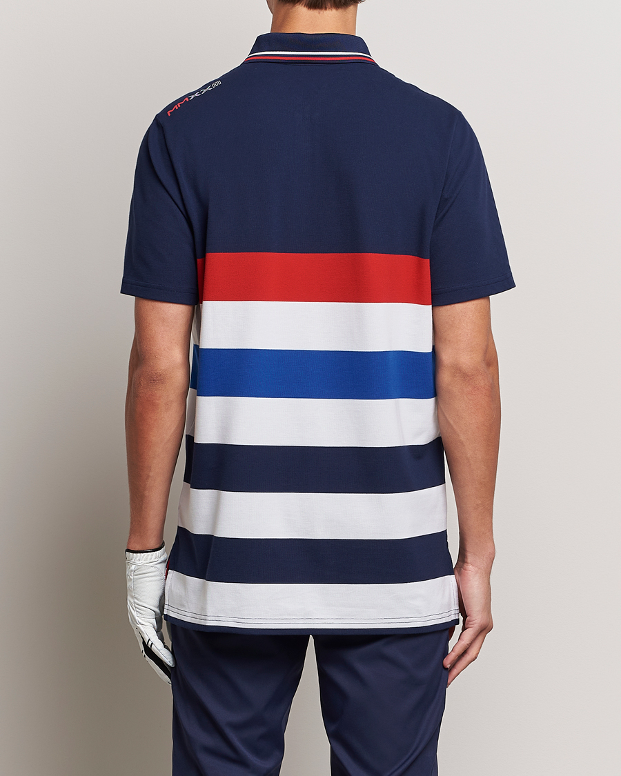 Herren | Poloshirts | RLX Ralph Lauren | Ryder Cup Stripe Pique French Navy/Multi