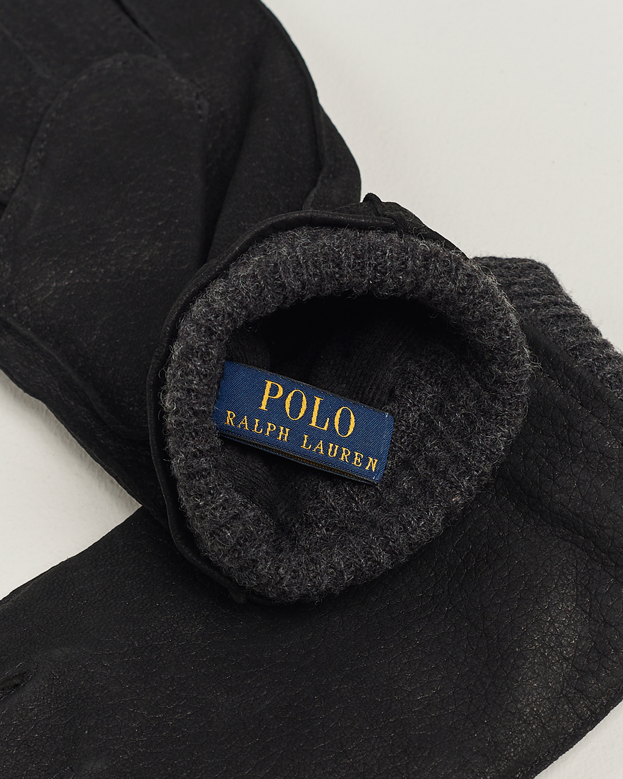 Herren | Polo Ralph Lauren Leather Gloves Black | Polo Ralph Lauren | Leather Gloves Black