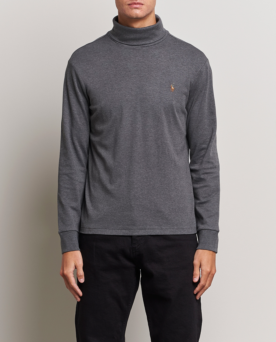 Herren | Pullover | Polo Ralph Lauren | Luxury Pima Cotton Rollneck Barclay Heather