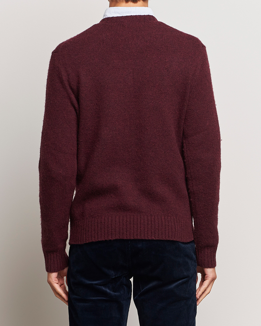 Herren | Pullover | Polo Ralph Lauren | Wool/Cashmere Knitted Bear Sweater Aged Wine Heather