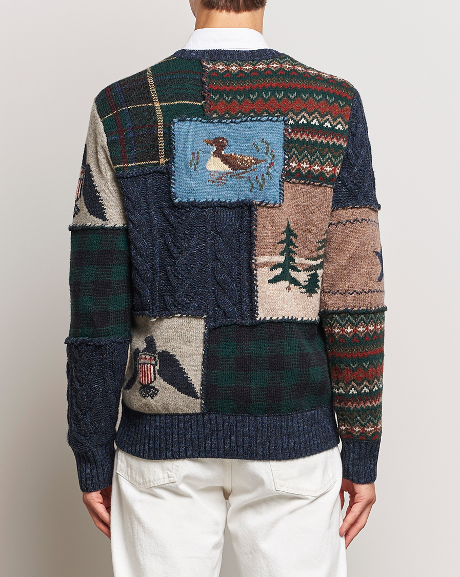 Herren | Pullover | Polo Ralph Lauren | Wool Patchwork Knitted Sweater Multi