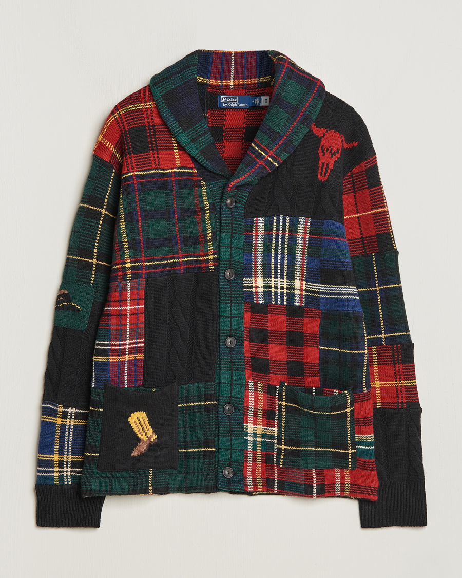 Herren | Pullover | Polo Ralph Lauren | Wool Patchwork Cardigan Multi