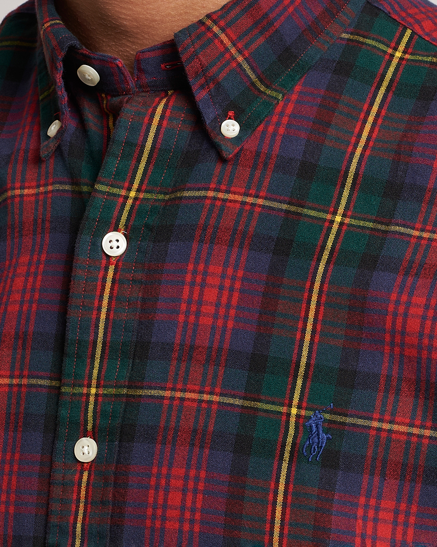 Herren | Hemden | Polo Ralph Lauren | Custom Fit Checked Shirt Red/Green
