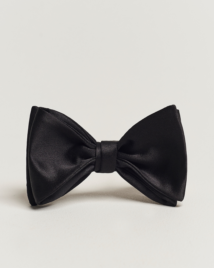 Herren | Polo Ralph Lauren Silk Self Tie Bow Tie Black | Polo Ralph Lauren | Silk Self Tie Bow Tie Black