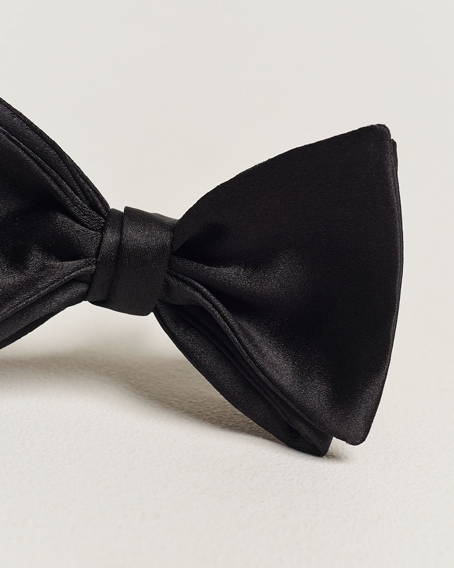 Herren | Polo Ralph Lauren Silk Self Tie Bow Tie Black | Polo Ralph Lauren | Silk Self Tie Bow Tie Black