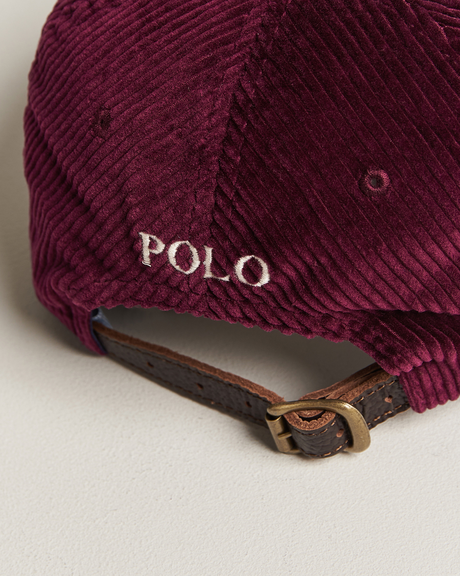 Herren | Polo Ralph Lauren Corduroy Cap Ruby | Polo Ralph Lauren | Corduroy Cap Ruby