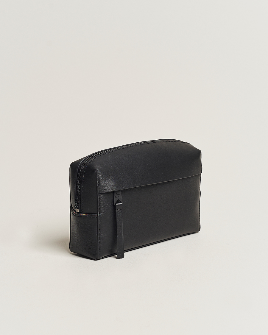Herren | Paul Smith Leather Washbag Black | Paul Smith | Leather Washbag Black