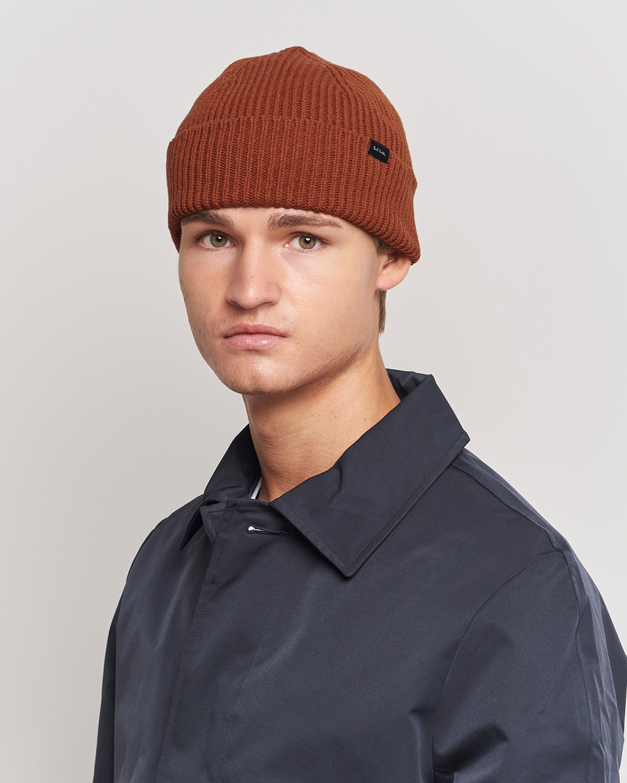 Herren | Paul Smith Cashmere Beanie Orange | Paul Smith | Cashmere Beanie Orange