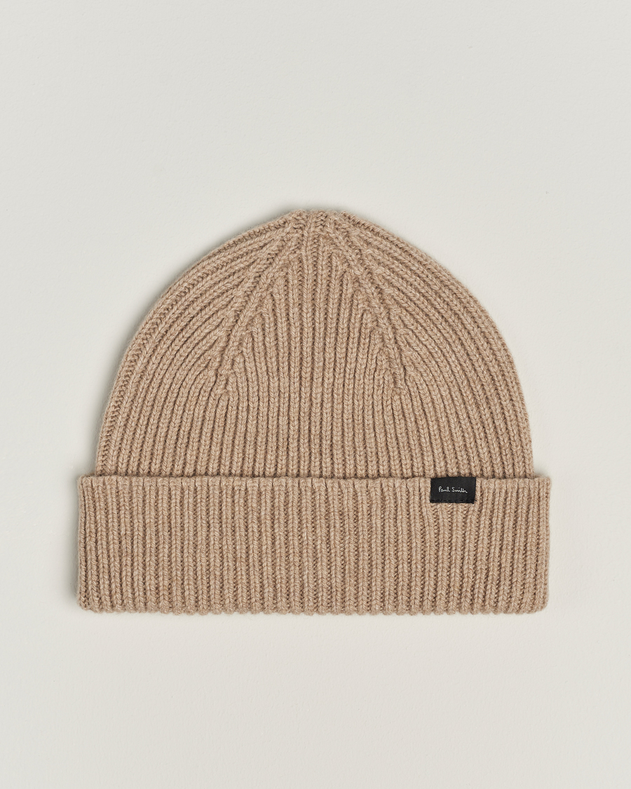 Herren | Paul Smith Cashmere Beanie Beige | Paul Smith | Cashmere Beanie Beige