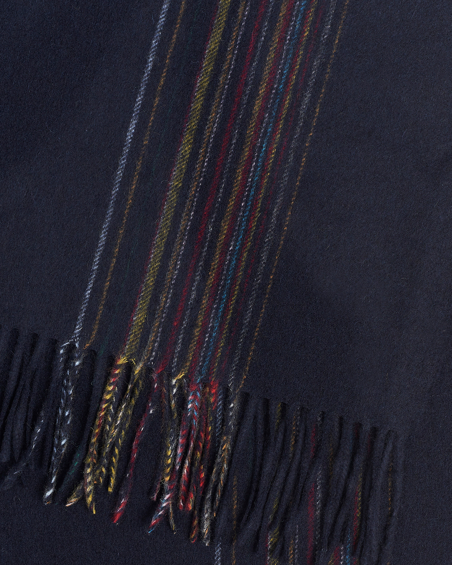Herren | Paul Smith Lambswool/Cashmere Signature Scarf Navy | Paul Smith | Lambswool/Cashmere Signature Scarf Navy