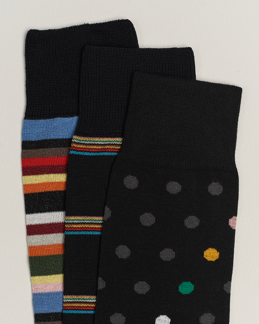 Herren | Unterwäsche | Paul Smith | 3-Pack Signature Tipping Socks Multi