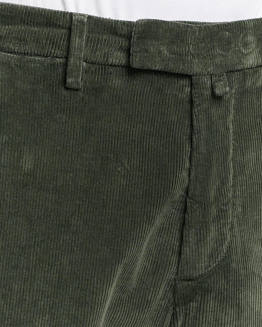 Herren | Hosen | Briglia 1949 | Slim Fit Corduroy Trousers Dark Green