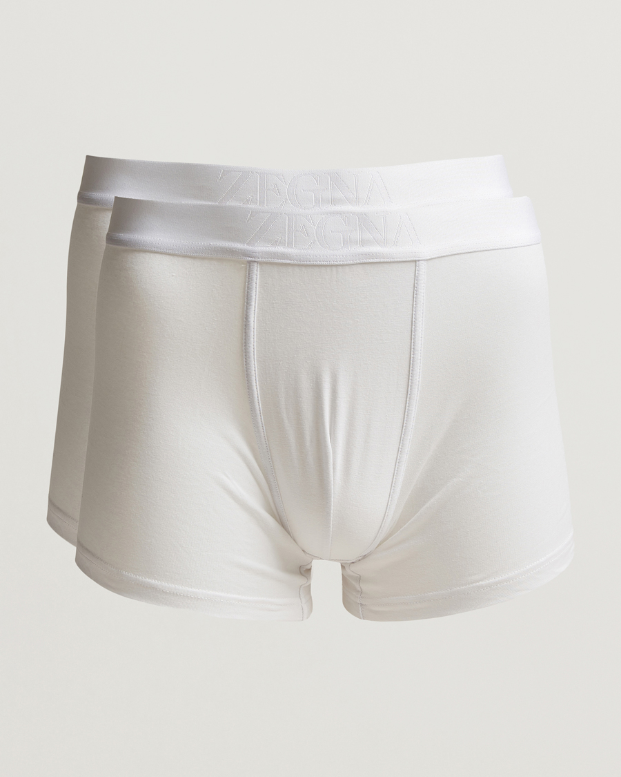 Herren | Unterwäsche | Zegna | 2-Pack Stretch Cotton Boxers White