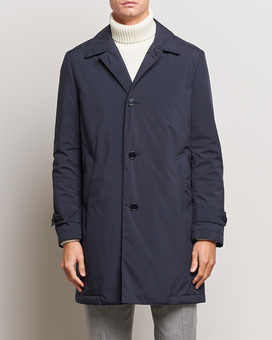 Herren | Jacken | Lardini | Packable Water Repellent Coat Navy