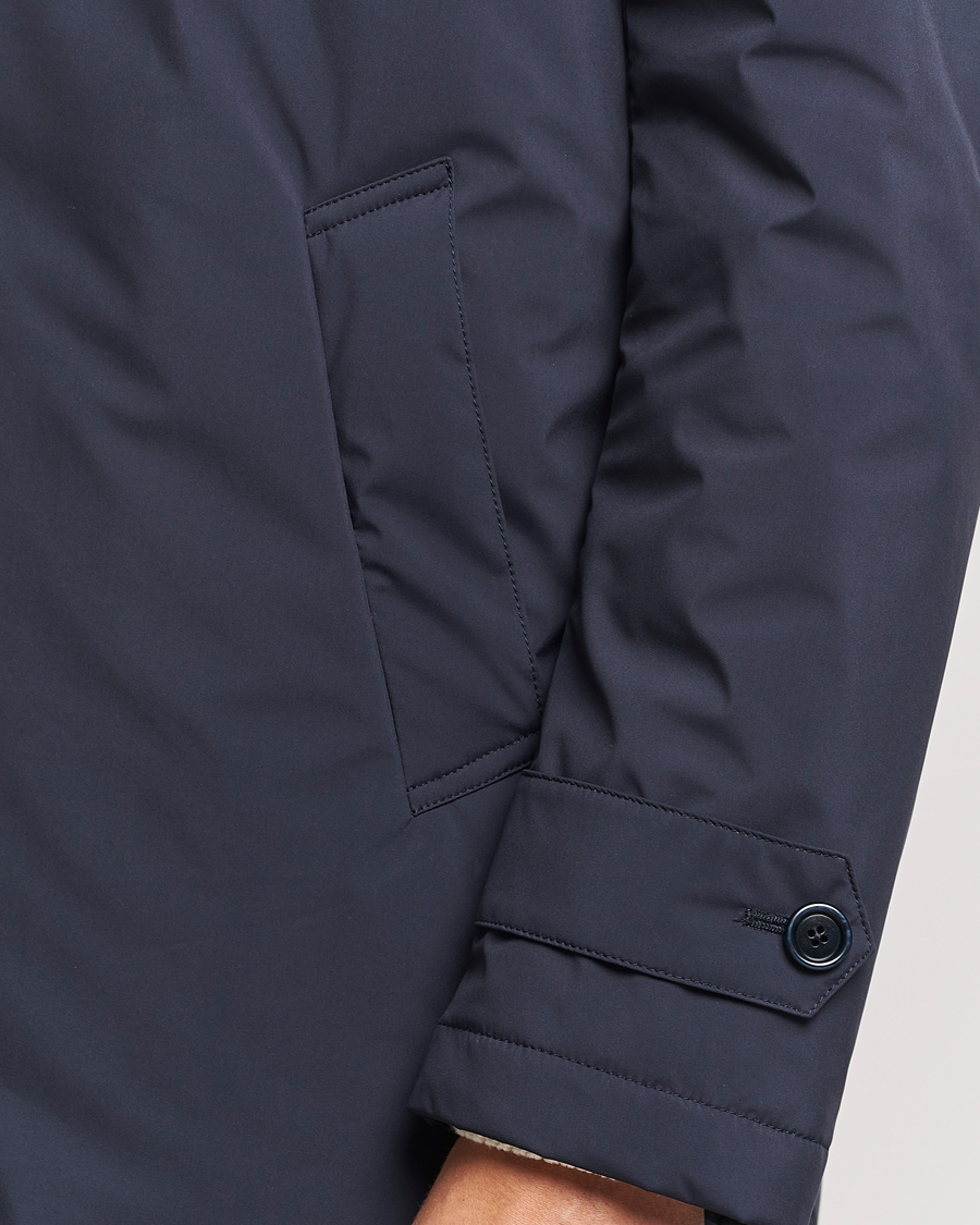 Herren | Jacken | Lardini | Packable Water Repellent Coat Navy