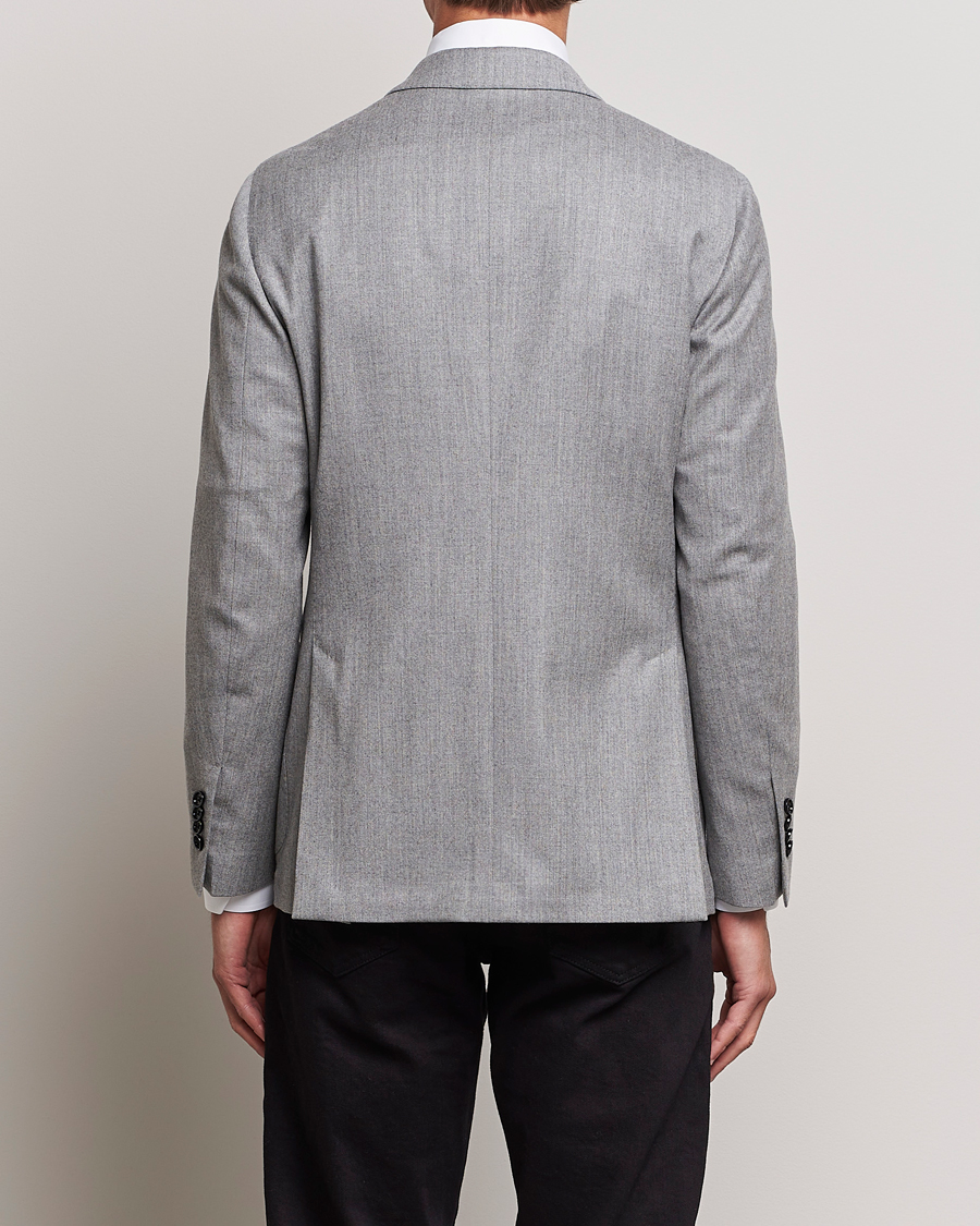 Herren | Sakkos | Lardini | Wool/Cashmerer Flanell Blazer Light Grey