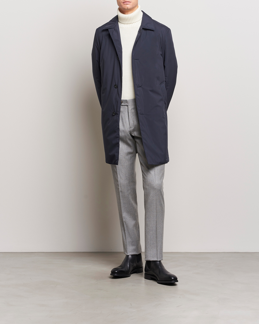 Herren | Hosen | Lardini | Wool/Cashmere One Pleat Trousers Light Grey