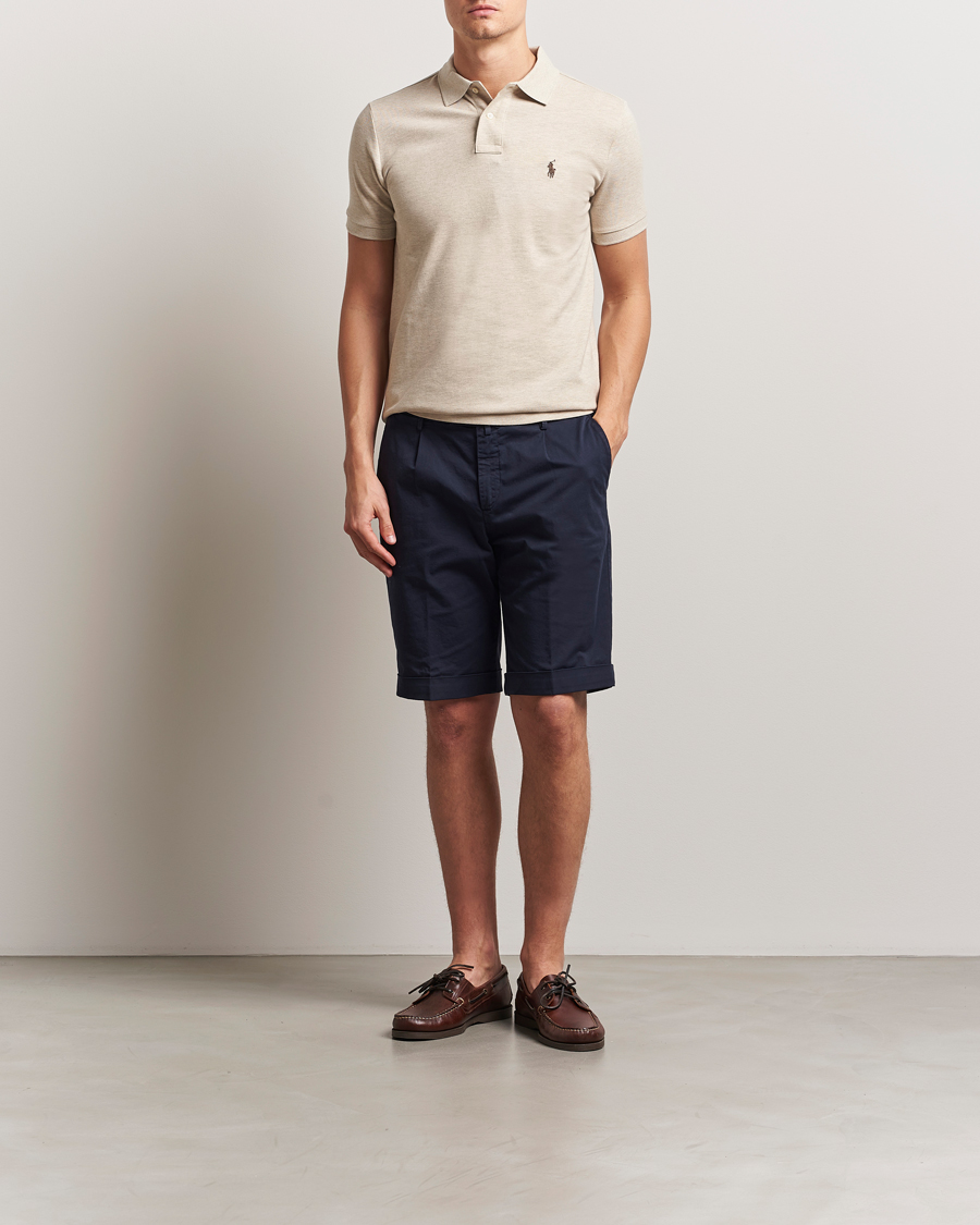 Herren | Poloshirts | Polo Ralph Lauren | Custom Slim Fit Polo Expedition Dune Heather