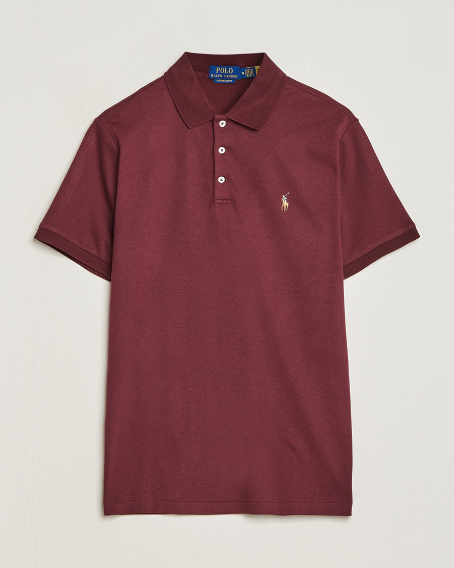 Herren | Poloshirts | Polo Ralph Lauren | Luxury Pima Cotton Polo Harvard Wine