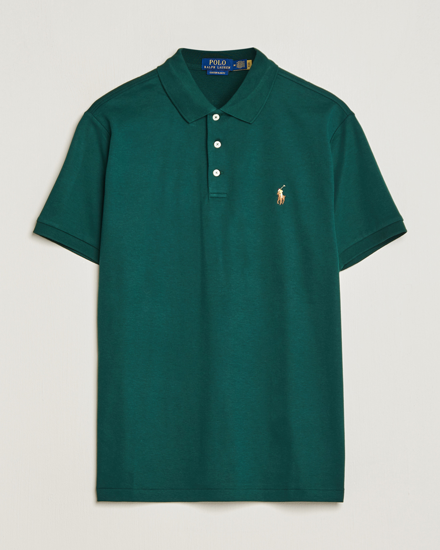 Herren | Poloshirts | Polo Ralph Lauren | Luxury Pima Cotton Polo Hunt Club Green
