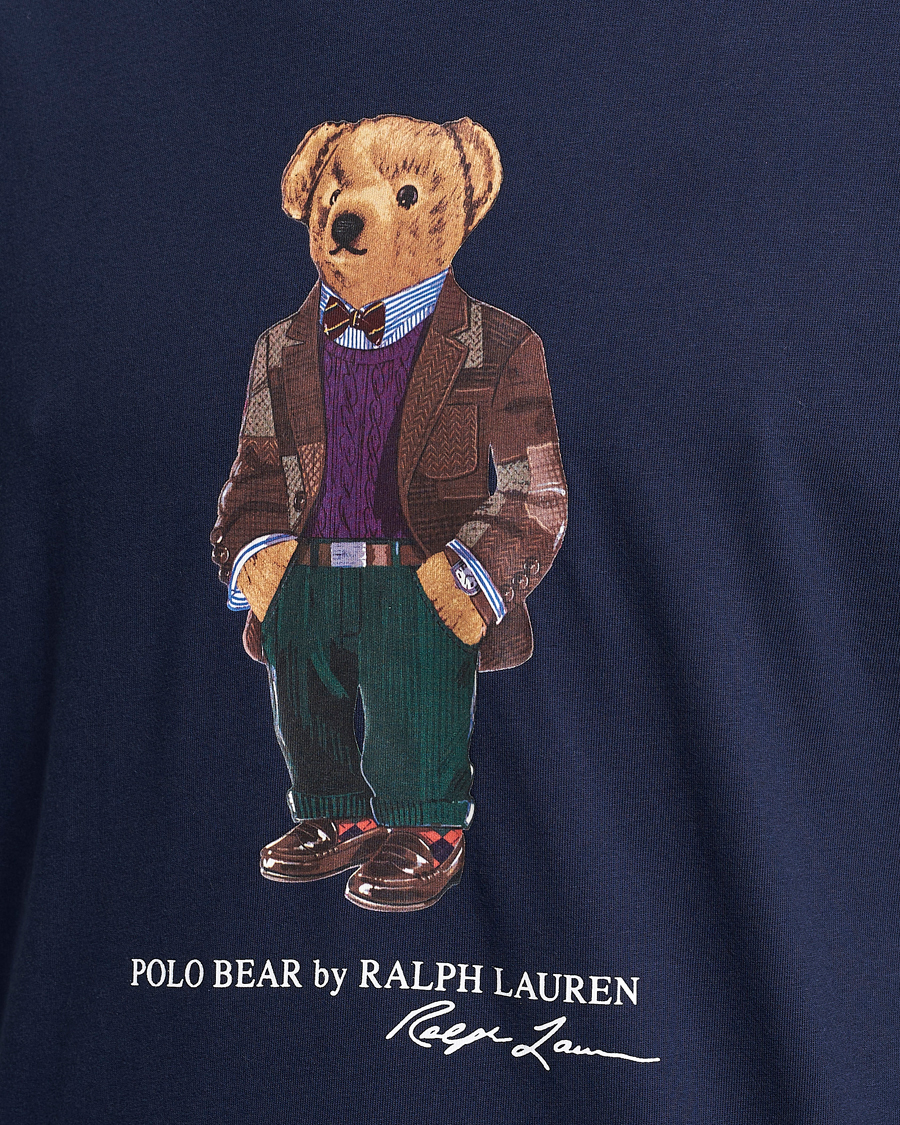 Herren | T-Shirts | Polo Ralph Lauren | Printed Heritage Bear T-Shirt Cruise Navy