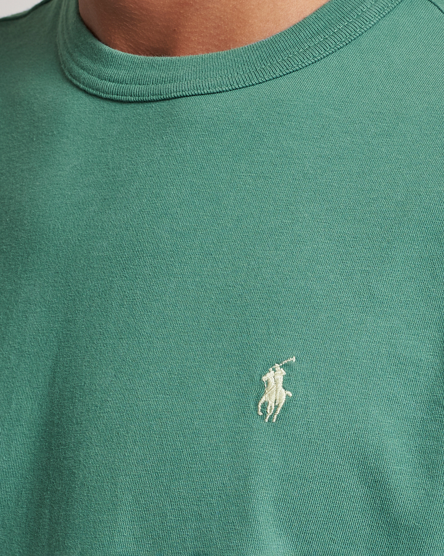 Herren | T-Shirts | Polo Ralph Lauren | Loopback Crew Neck T-Shirt Fairway Green