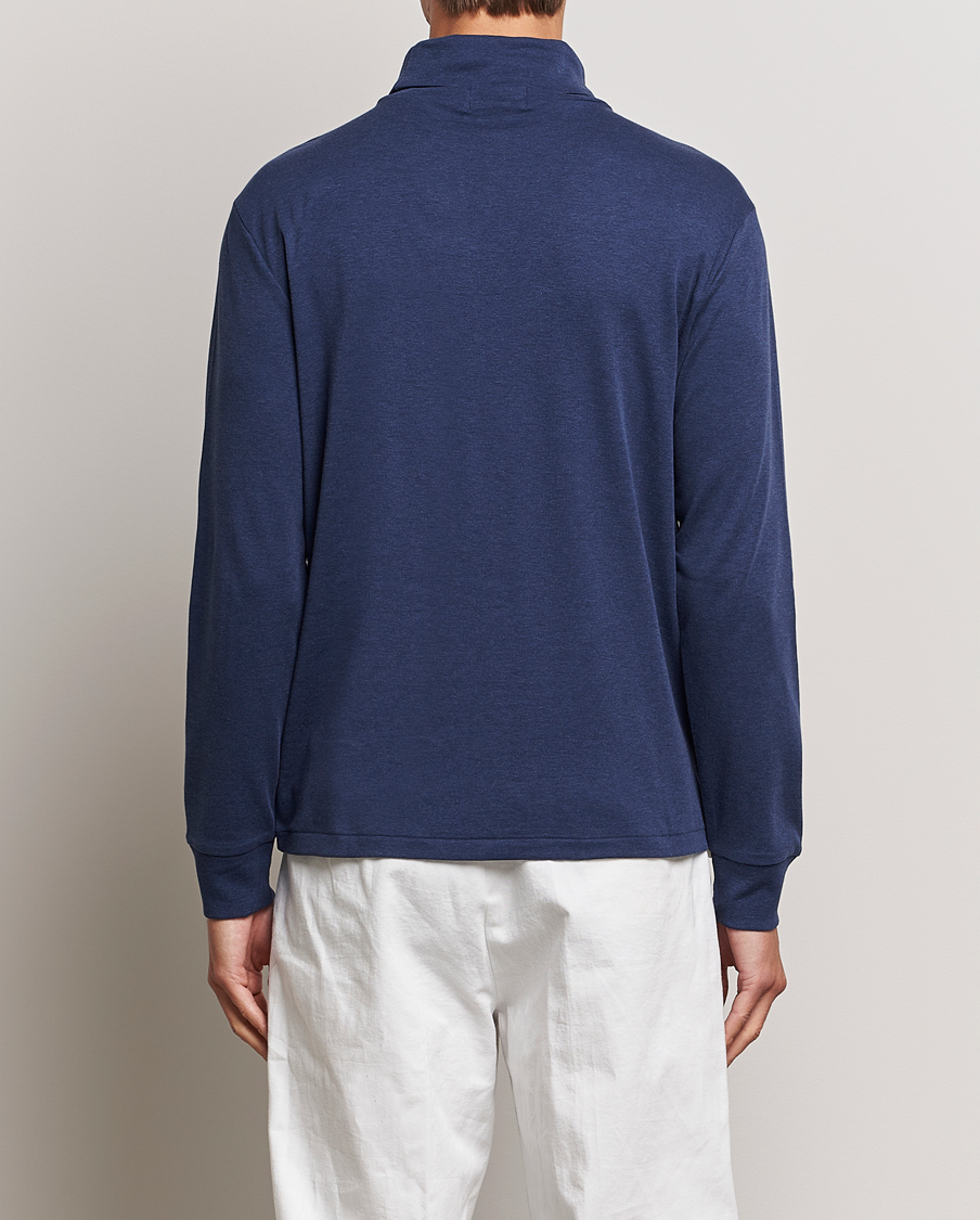 Herren | Pullover | Polo Ralph Lauren | Luxury Pima Cotton Rollneck Spring Navy Heather