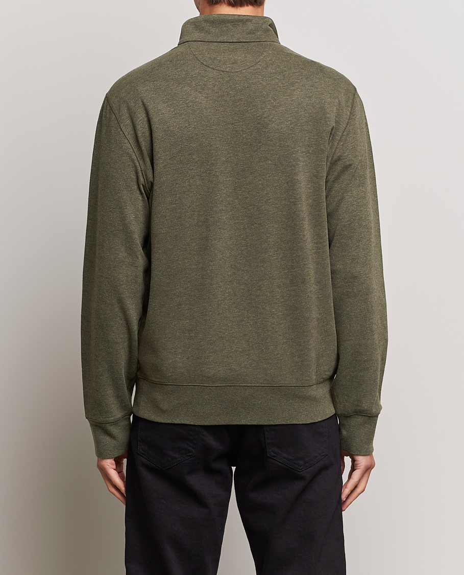 Herren | Pullover | Polo Ralph Lauren | Tech Double Knit Half Zip Olive Heather
