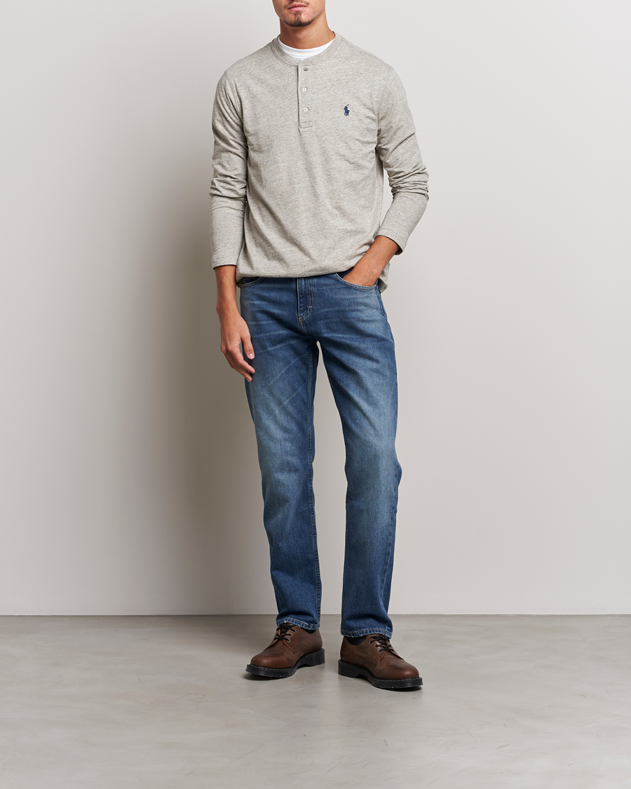 Herren | Pullover | Polo Ralph Lauren | Slub Jersey Henley Loft Heather