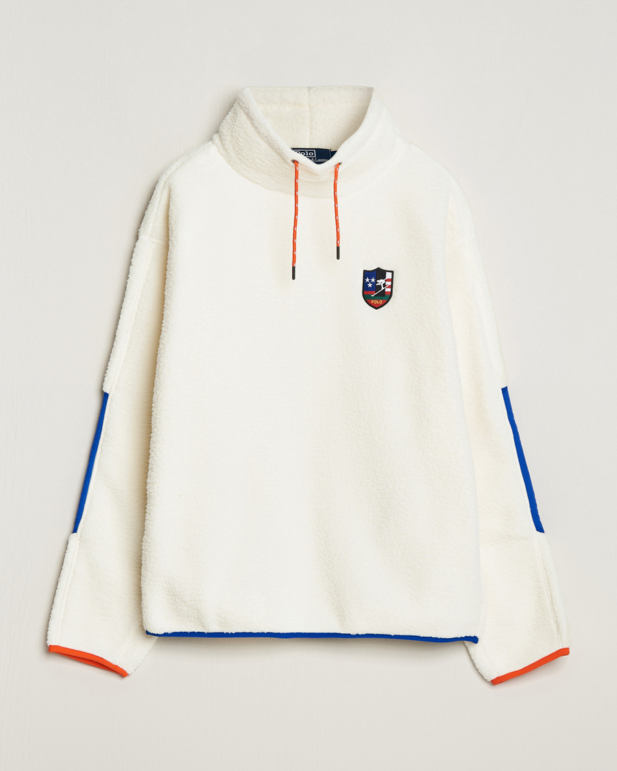 Herren | Pullover | Polo Ralph Lauren | Vintage Fleece Sweater Clubhouse Cream Multi