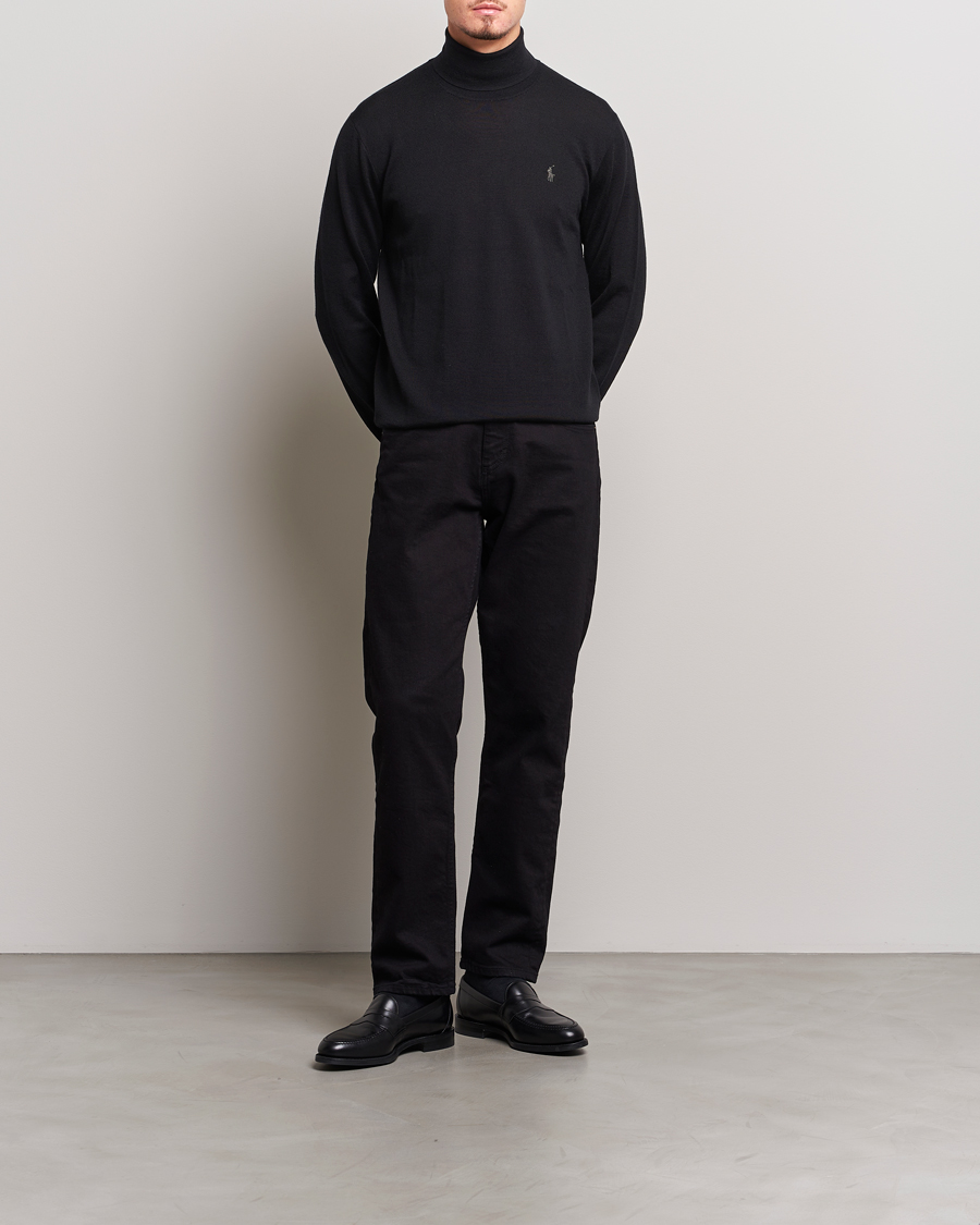 Herren | Pullover | Polo Ralph Lauren | Merino Knitted Rollneck Black