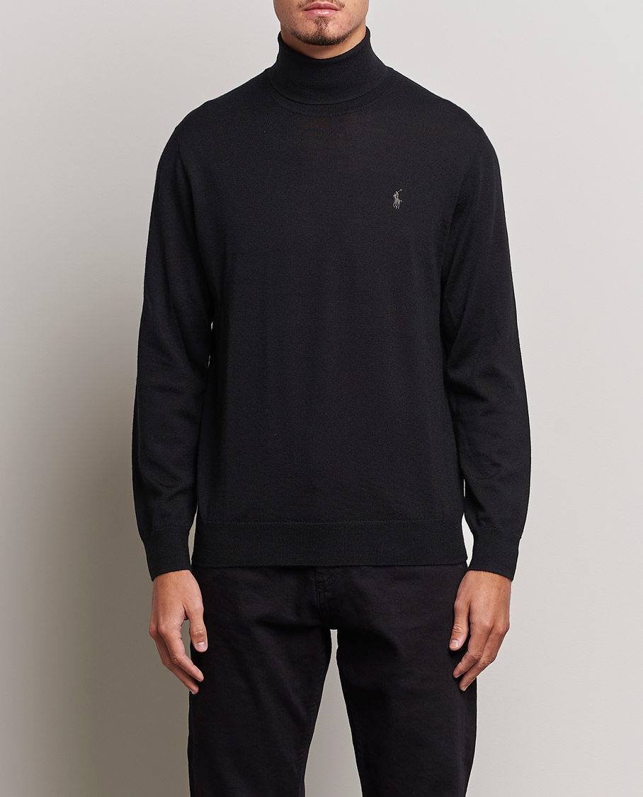 Herren | Pullover | Polo Ralph Lauren | Merino Knitted Rollneck Black