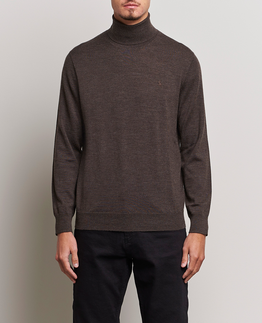 Herren | Pullover | Polo Ralph Lauren | Merino Knitted Rollneck Brown Heather