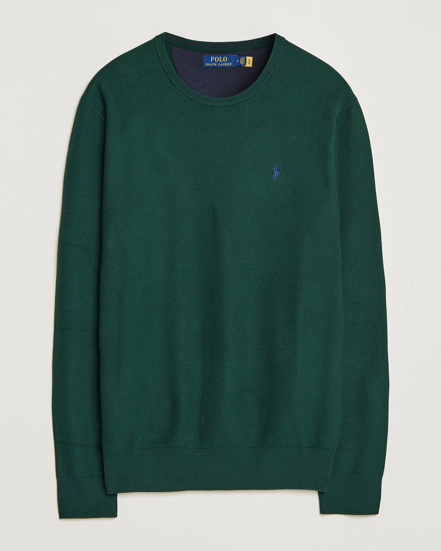 Herren | Pullover | Polo Ralph Lauren | Textured Crew Neck Sweater Hunt Club Green