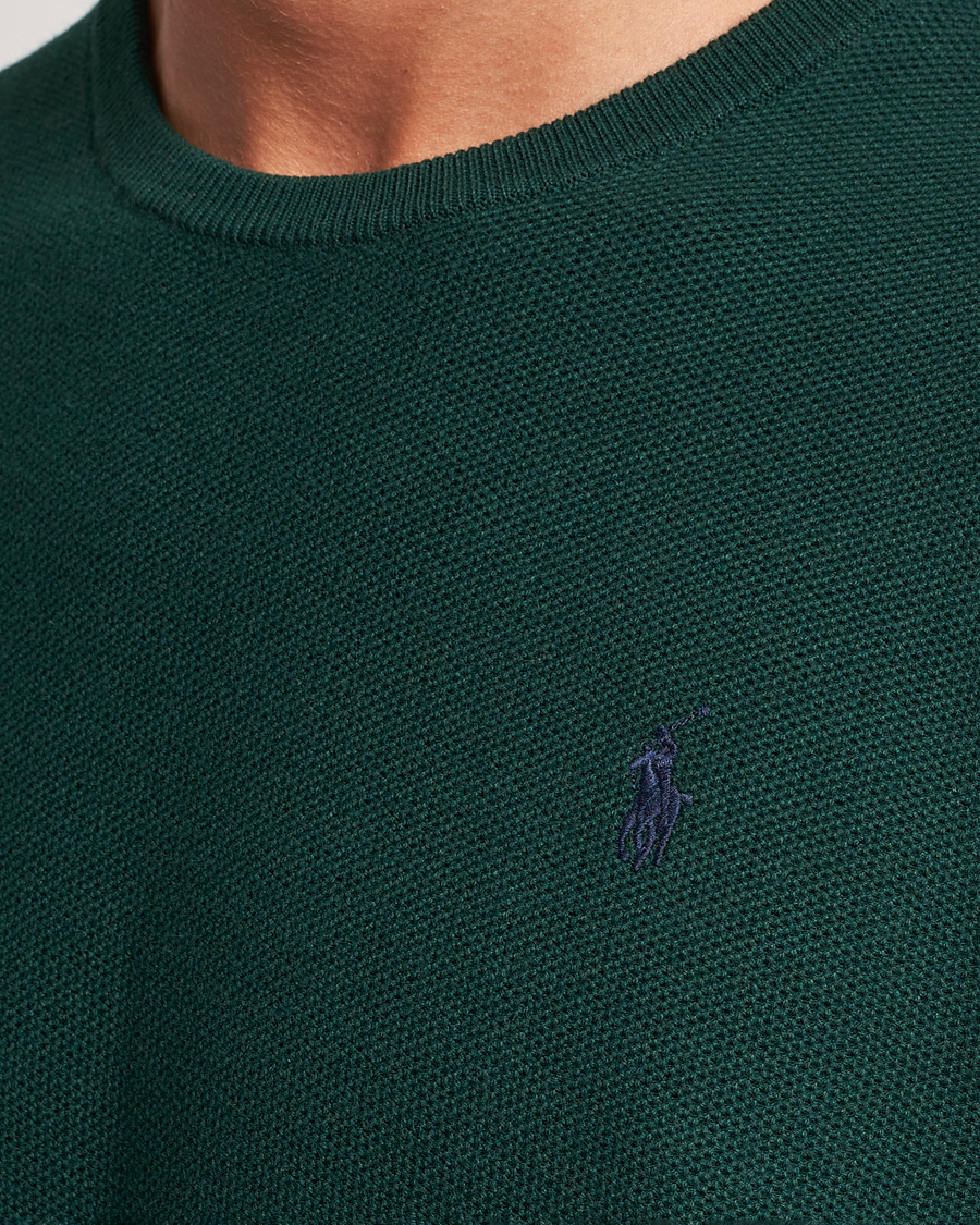 Herren | Pullover | Polo Ralph Lauren | Textured Crew Neck Sweater Hunt Club Green