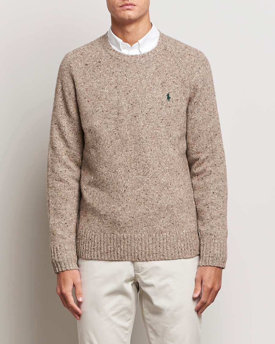 Herren | Pullover | Polo Ralph Lauren | Wool Knitted Donegal Sweater Bark
